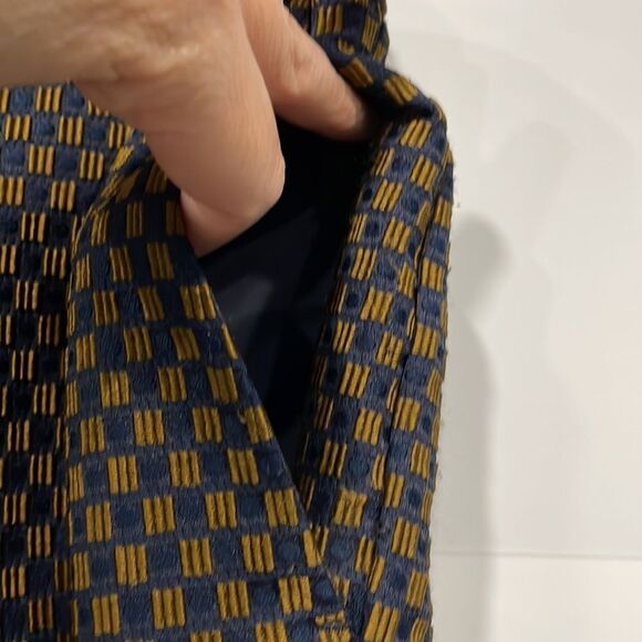 Ann Taylor Devin Fit Embroidered Cropped Ankle Trousers Sz 6 - Picture 2 of 7